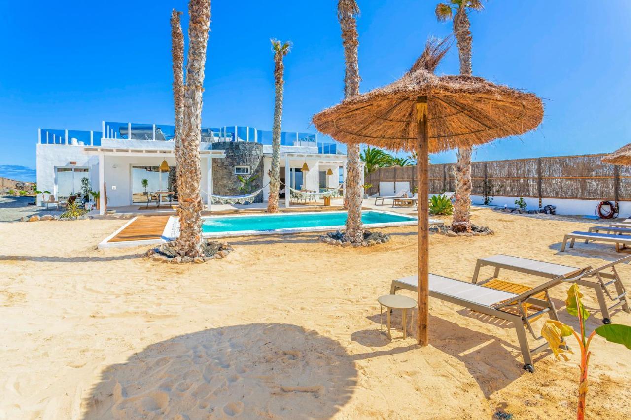 Boutique Beach Villa By Lanzarote Retreats - Private Pool - 1 Min Walk To Sea Pool 查德尔帕罗奥 外观 照片