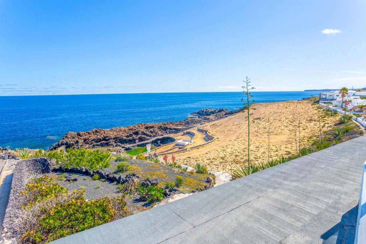 Boutique Beach Villa By Lanzarote Retreats - Private Pool - 1 Min Walk To Sea Pool 查德尔帕罗奥 外观 照片