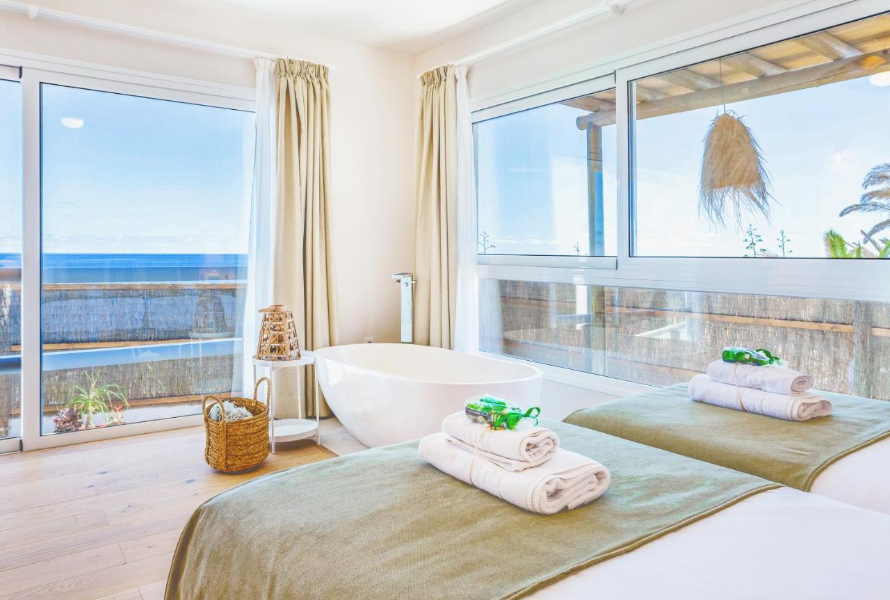 Boutique Beach Villa By Lanzarote Retreats - Private Pool - 1 Min Walk To Sea Pool 查德尔帕罗奥 外观 照片