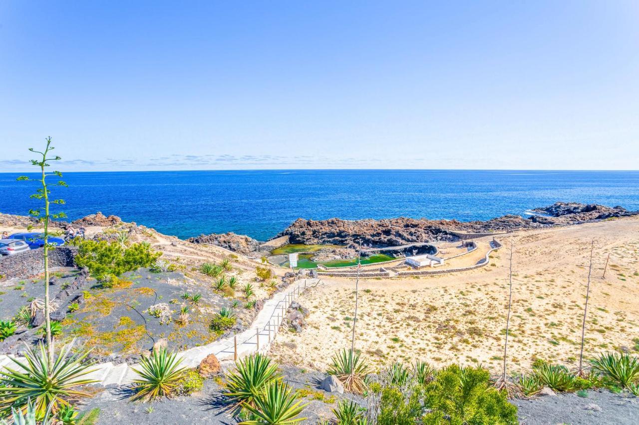 Boutique Beach Villa By Lanzarote Retreats - Private Pool - 1 Min Walk To Sea Pool 查德尔帕罗奥 外观 照片